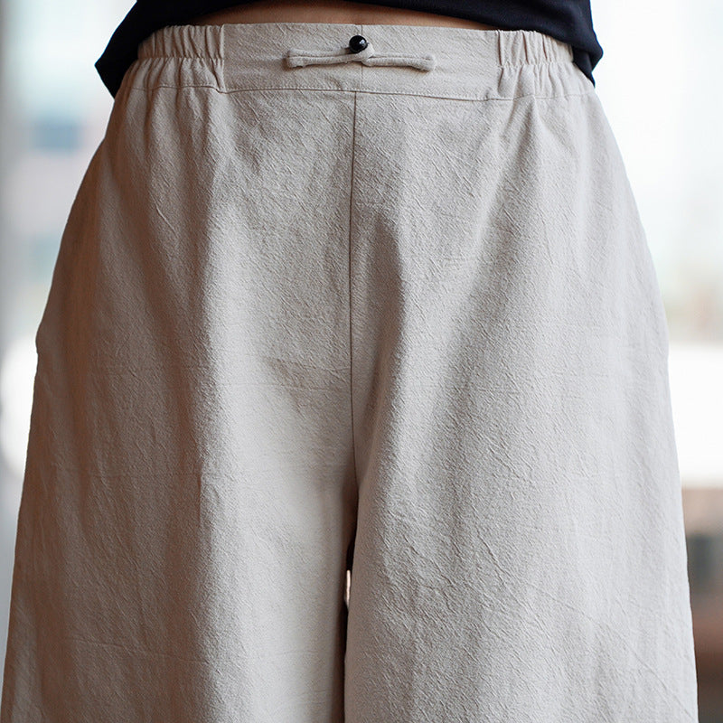 Edo Wide-Leg Linen Pants