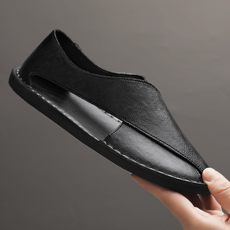 Halden Crosscut Leather Sandals
