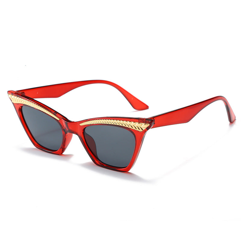 Gilded Wing Cat-eye Sunglasses
