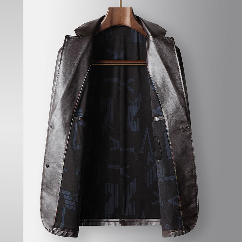 The Executive Leather Blazer
