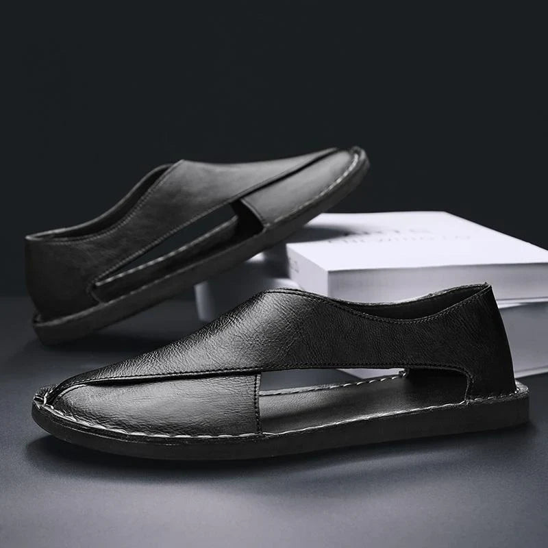 Halden Crosscut Leather Sandals