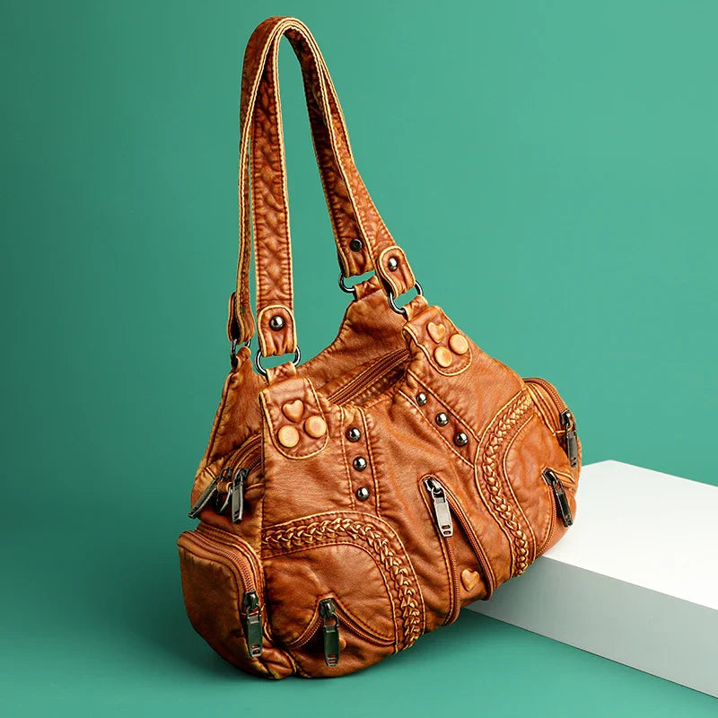 Hana Leather Boho Bag