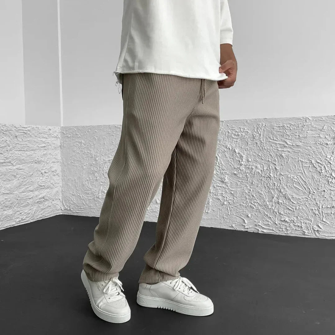 Julien Relaxed Ribbed Pants