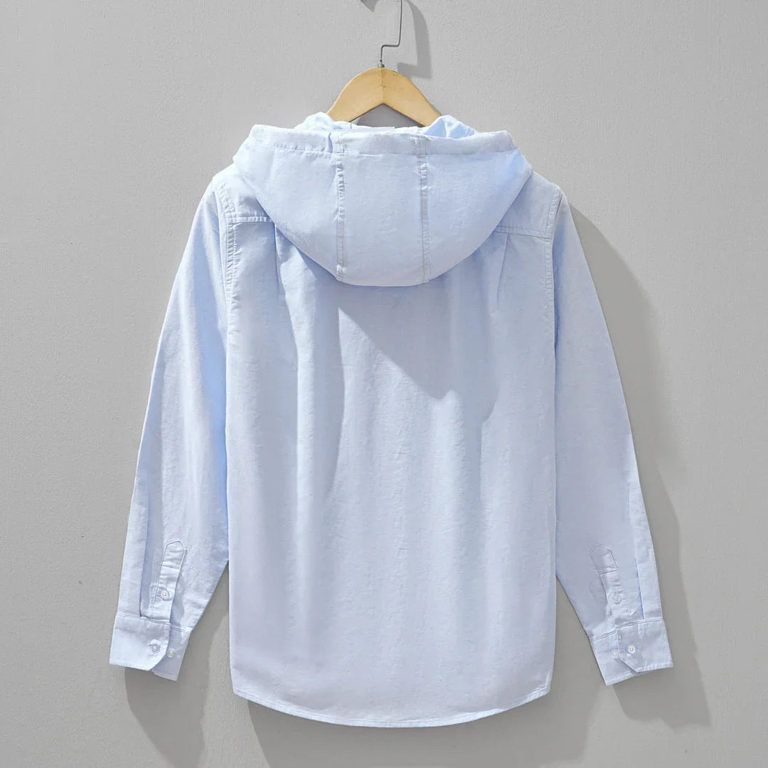 Weston Striped Cotton Hoodie
