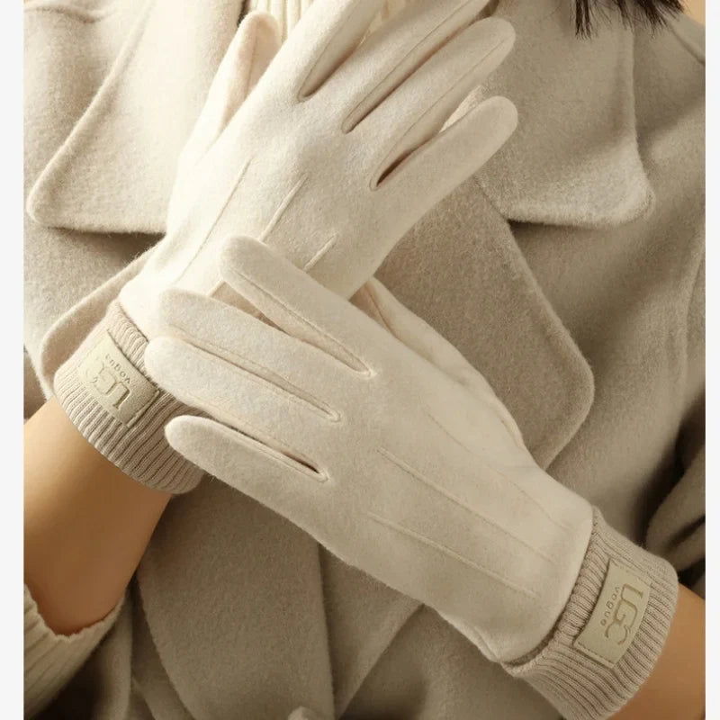 Cashmere-Wool Touchscreen Gloves