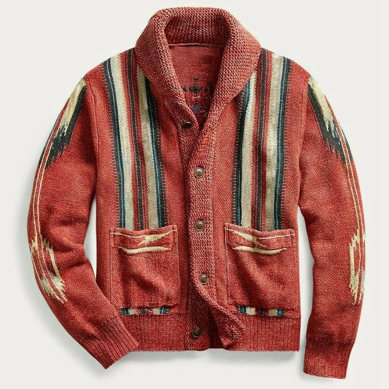 Dalton Weave Wool Cardigan