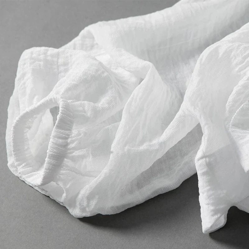Eliza Cloud Linen Blouse