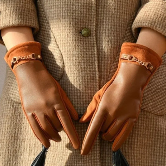 Velvet Suede Touchscreen Gloves