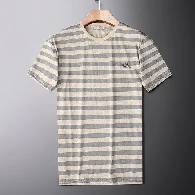 Cole Kendrick Striped Cotton Silk Shirt