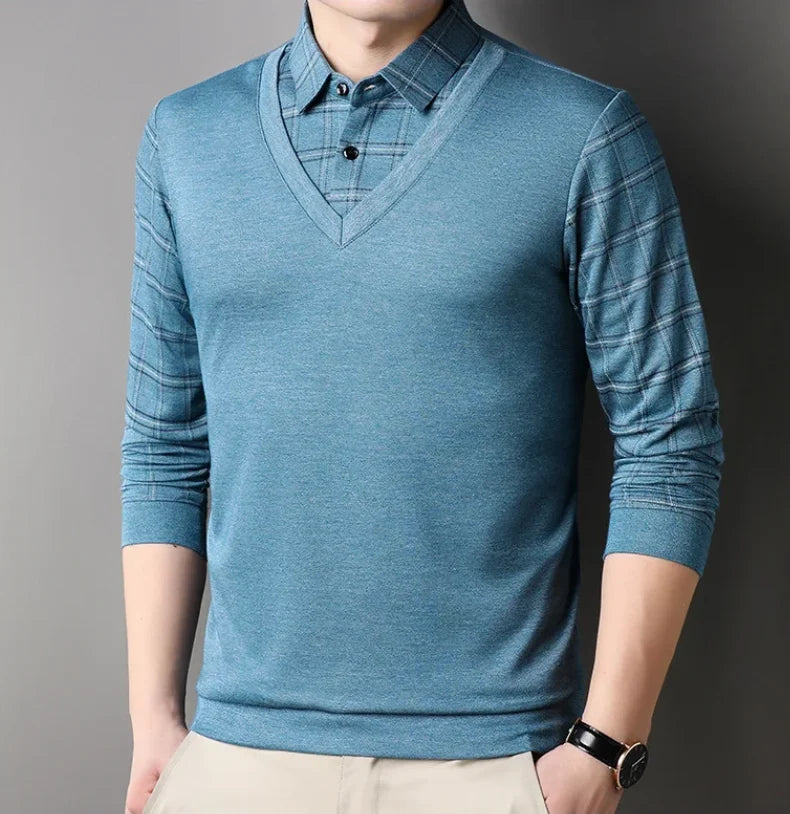 MONTGOMERY REFINED LONG SLEEVE POLO