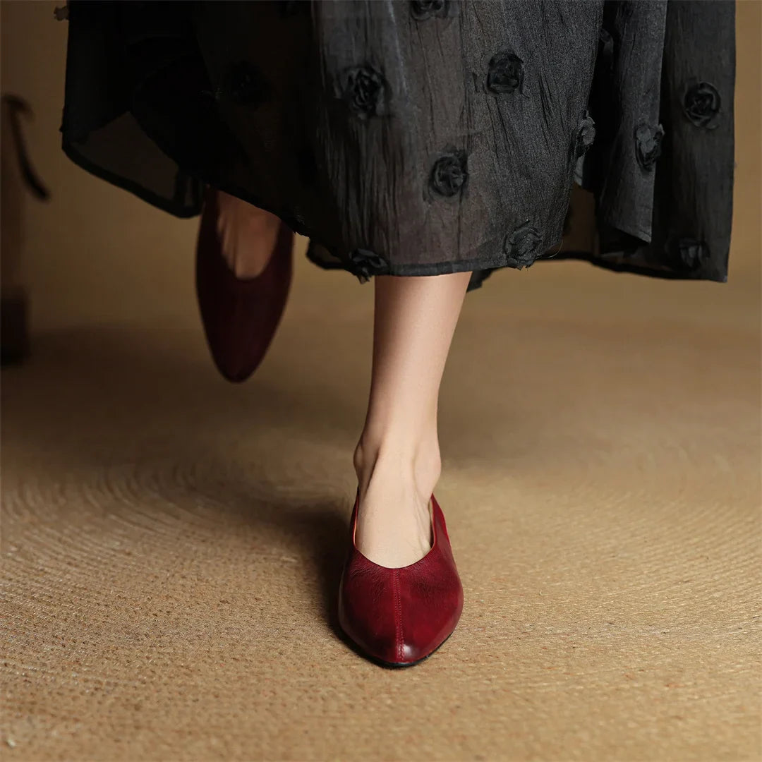 Amelie Genuine Leather Slingback