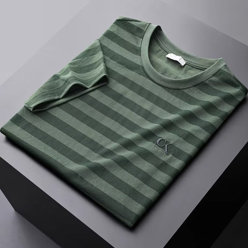 Cole Kendrick Striped Cotton Silk Shirt