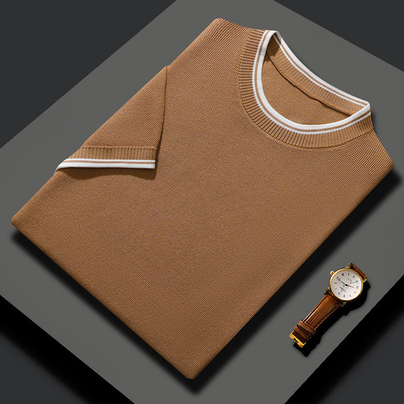Calder Cotton Silk Short Sleeve Shirt