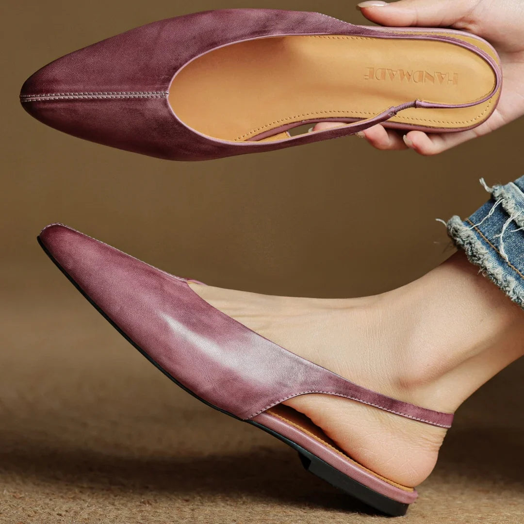 Amelie Genuine Leather Slingback