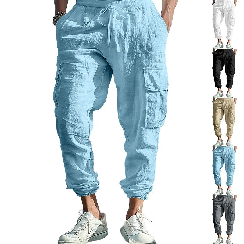 Reeve Linen Cargo Pants