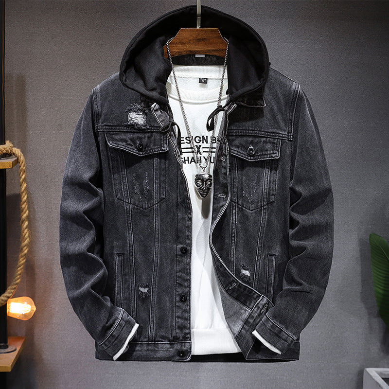 Bennett Urban Hooded Denim Jacket