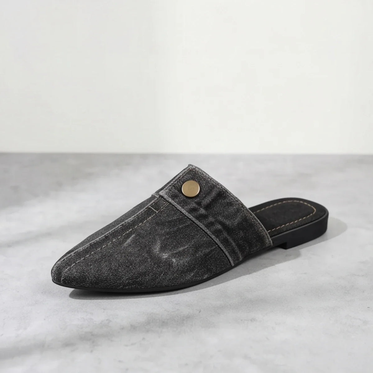Doja Denim Slip-On Mule