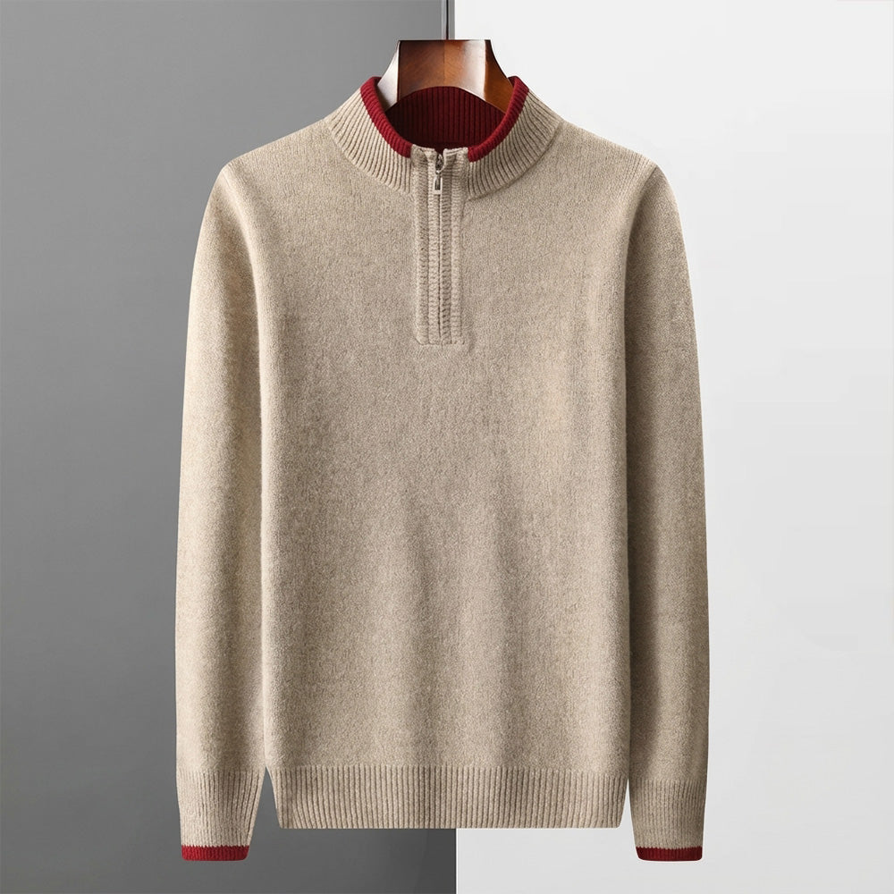 Bellamy Cashmere Quarter Zip