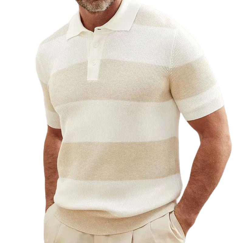 Mirage Knitted Stripe Polo