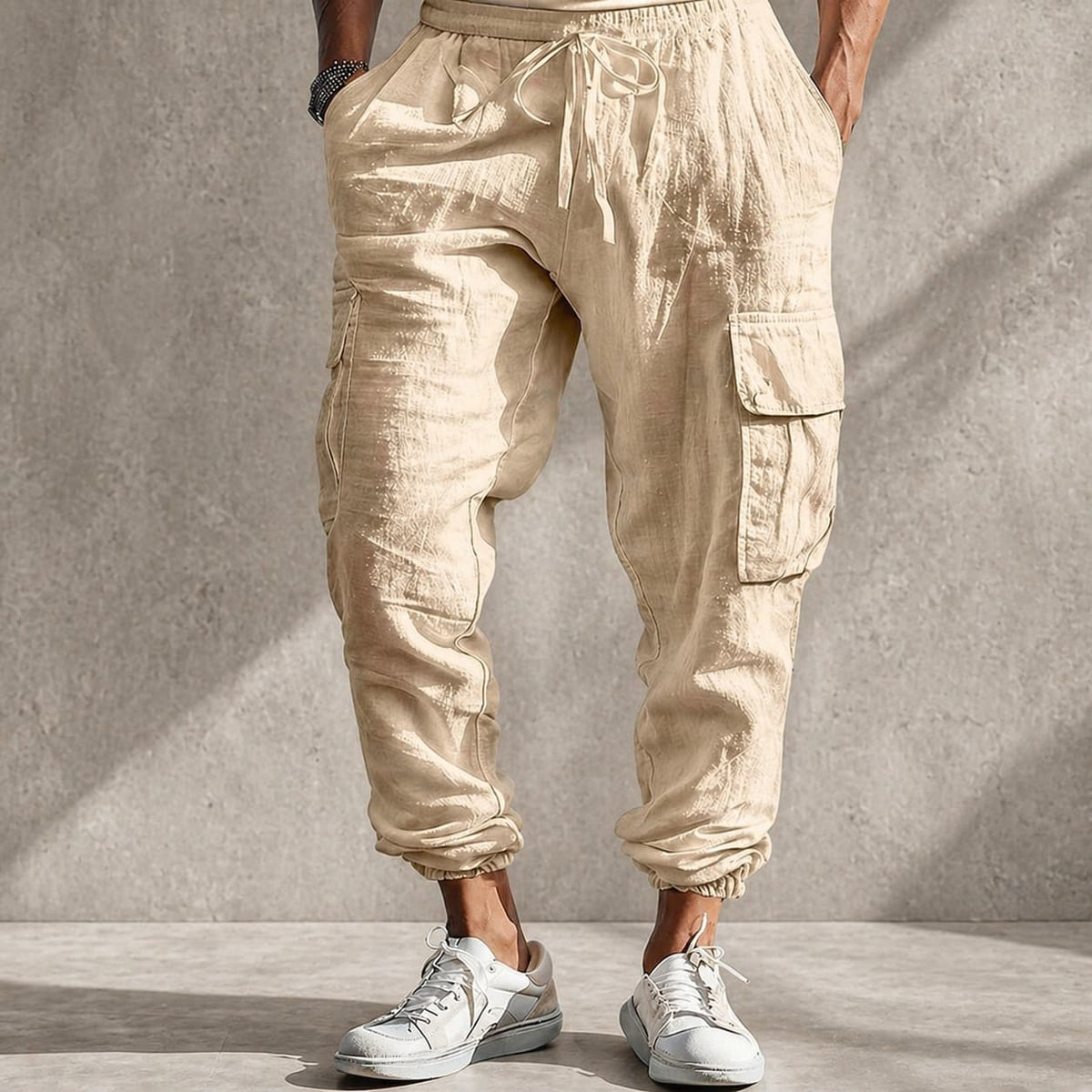 Reeve Linen Cargo Pants