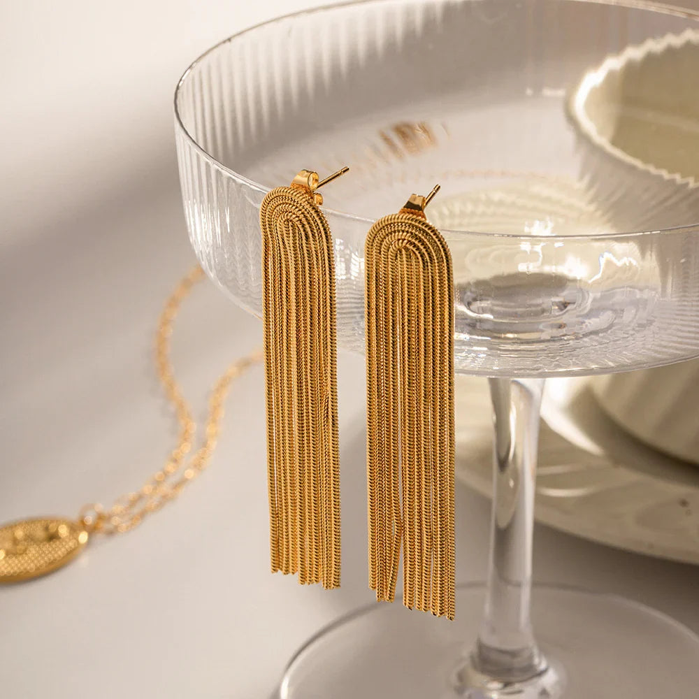 Statement String Earrings