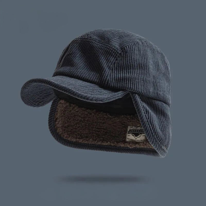 Alpine Corduroy Earflap Cap