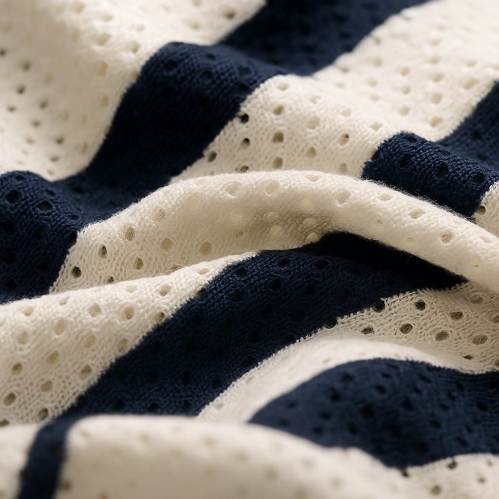 Mason Perforated Knit Polo