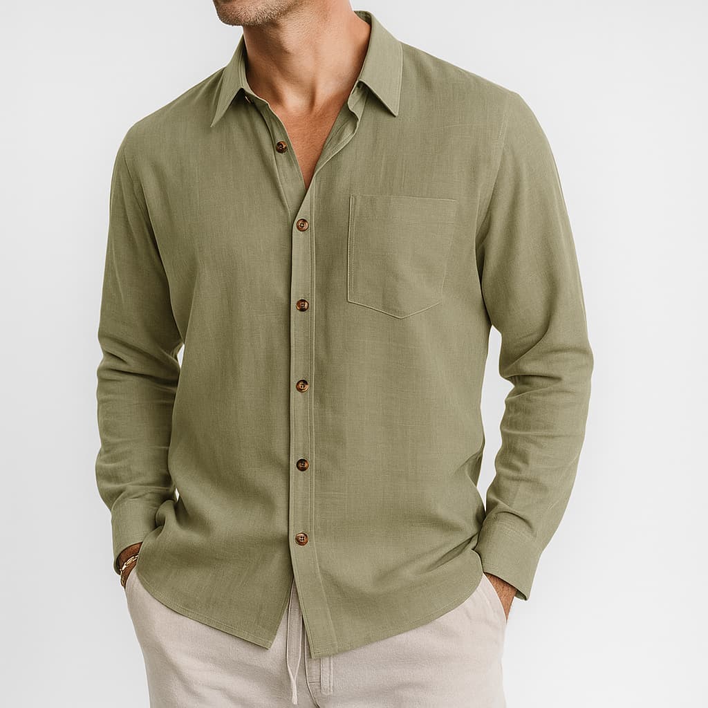 Beckett Linen Pocket Shirt