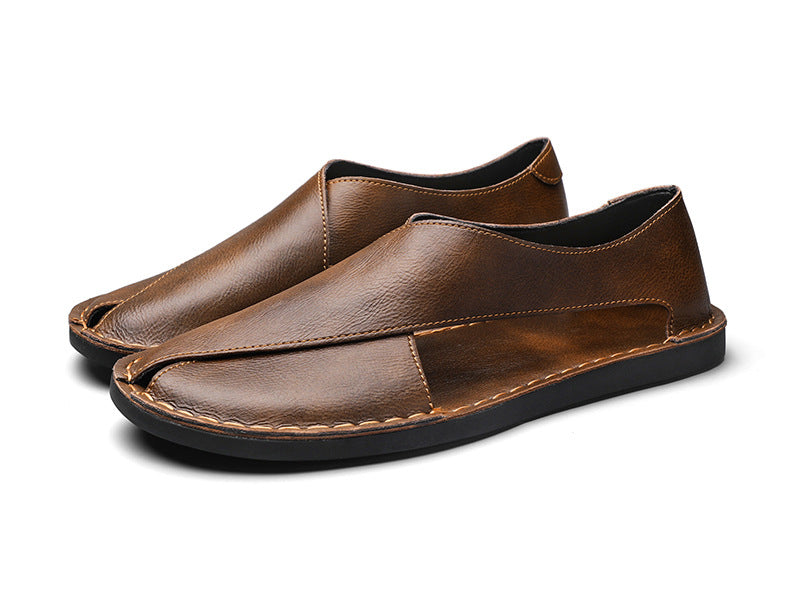 Halden Crosscut Leather Sandals
