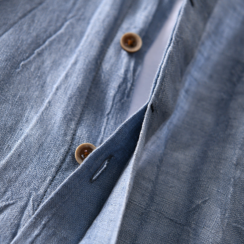 Toshiro 100% Linen Long Sleeve
