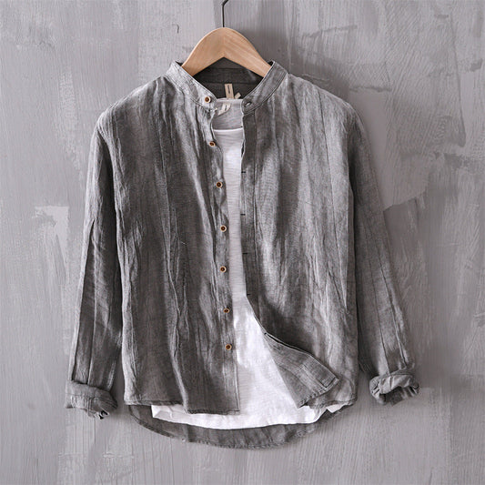 Toshiro 100% Linen Long Sleeve