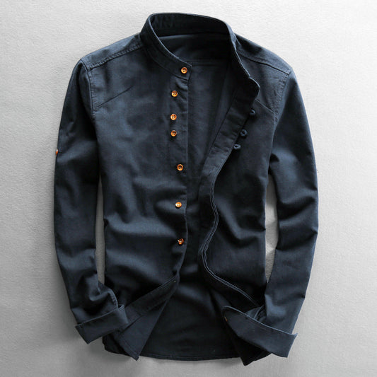 "Haruto" Japan Style Linen Button-Up