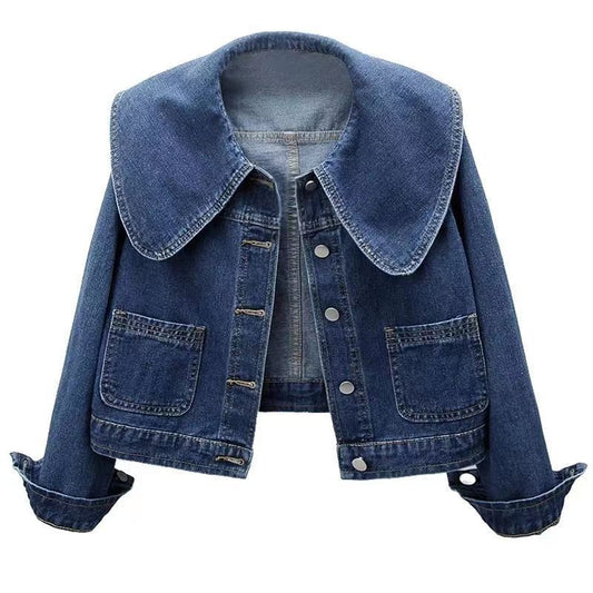 Sofia Denim Crop Coat