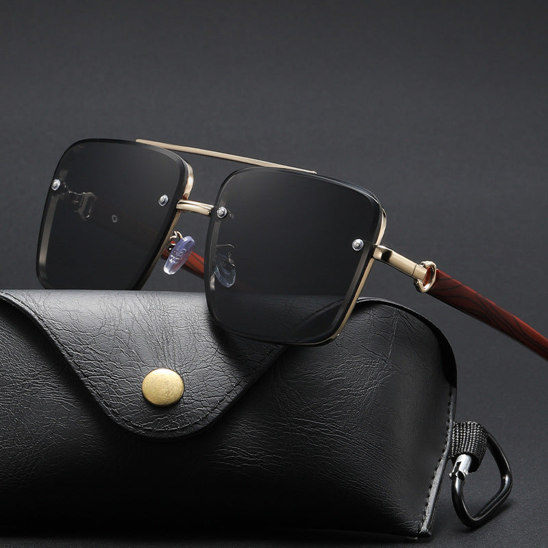 Beckett Square Wood Sunglasses