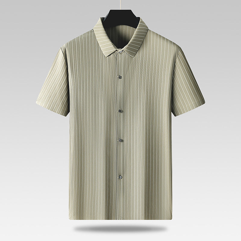 Ramon Silk Stripe Shirt