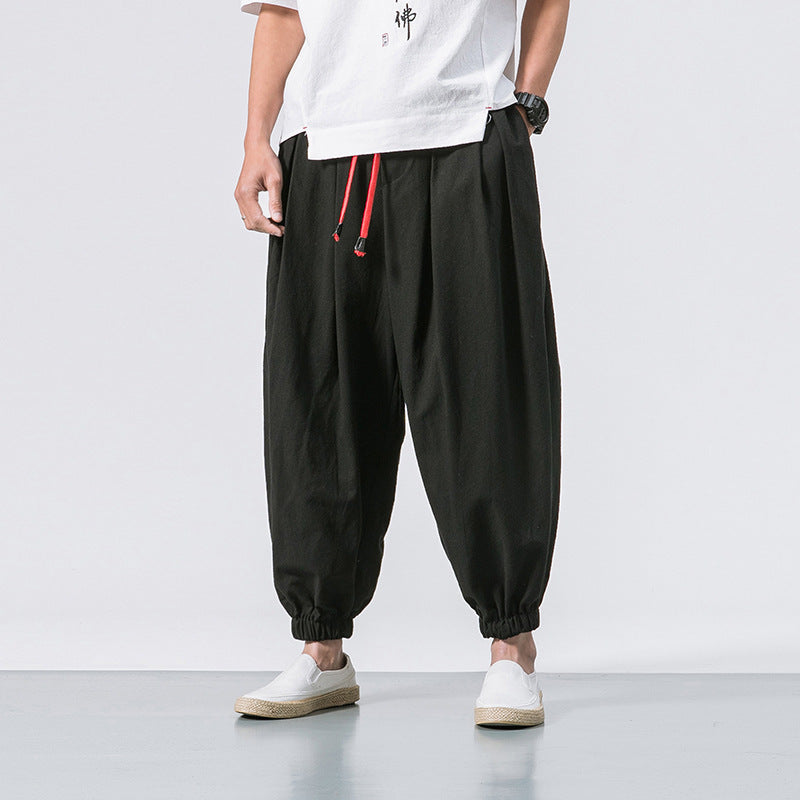 Kaito Oversized Cotton Linen Pants