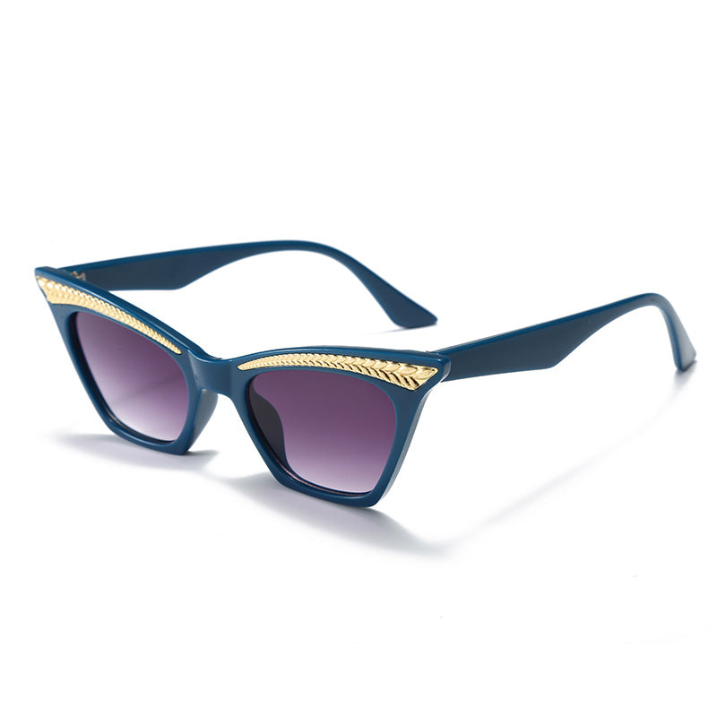 Gilded Wing Cat-eye Sunglasses