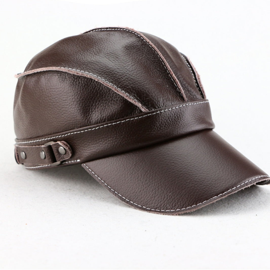 Dalton Genuine Leather Cap