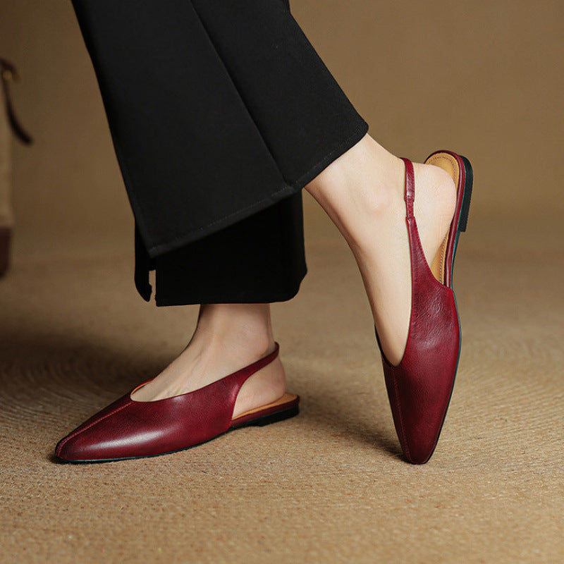 Amelie Genuine Leather Slingback