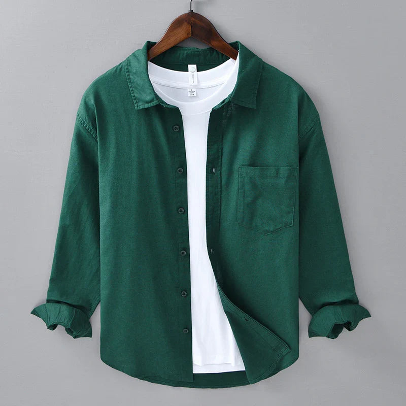 Sullivan Bay Linen Button-Up