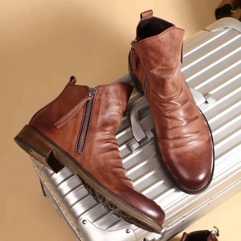 Grant Hale Leather Chelsea Boots