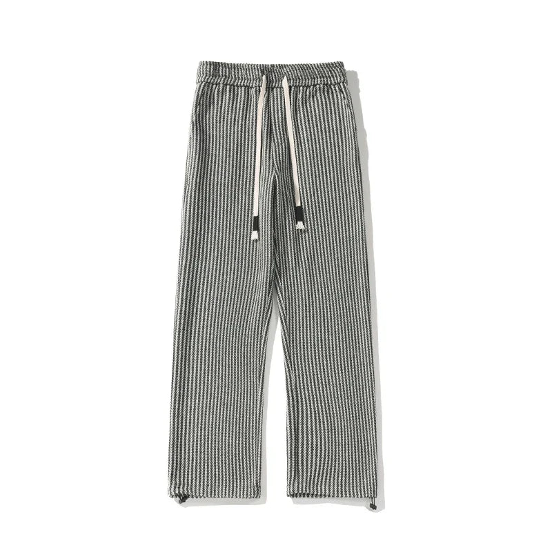 Sutton Herringbone Wide-Leg Pants