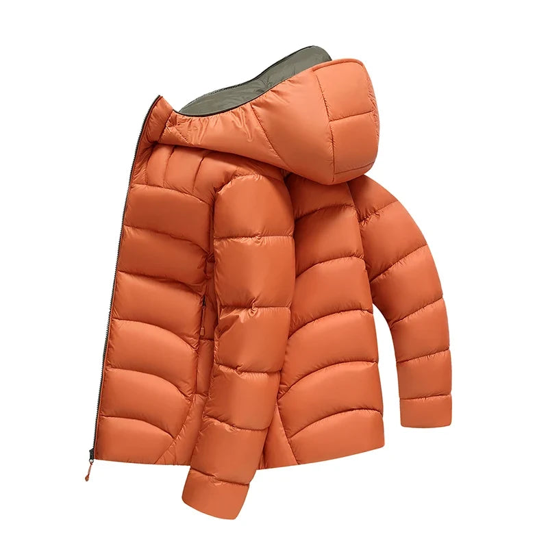 Nordic White Down Puffer Jacket
