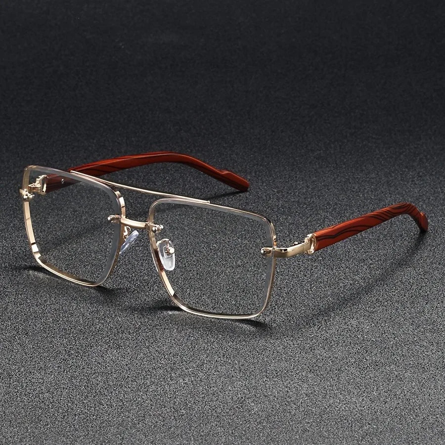 Beckett Square Wood Sunglasses