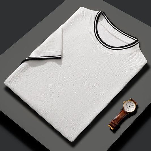 Calder Cotton Silk Short Sleeve Shirt