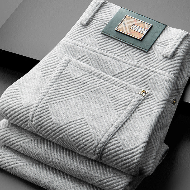 Bikham Warm Jacquard Trousers