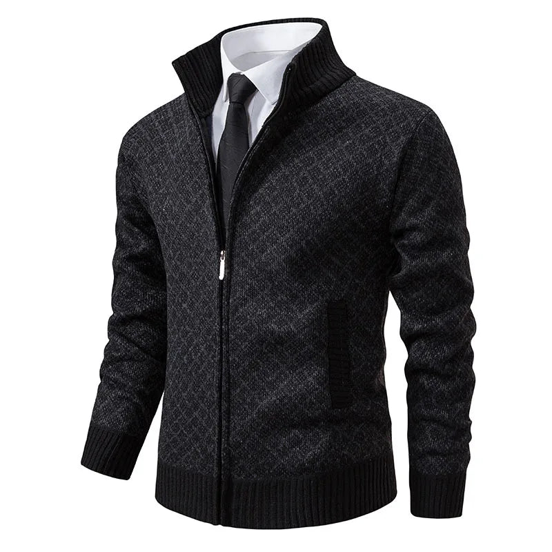 Caden Grid Knit Jacket