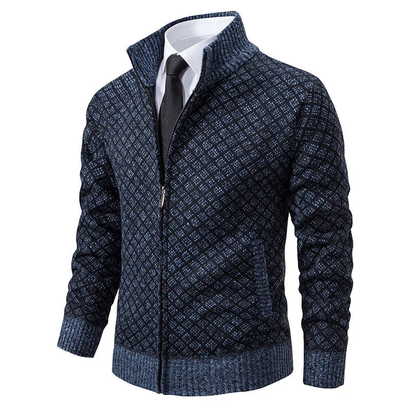 Caden Grid Knit Jacket