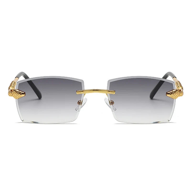 Magnus Sterling Rimless Sunglasses