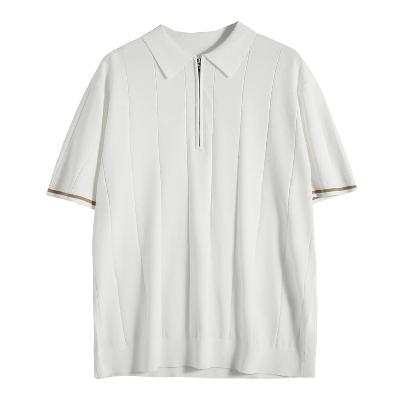Lozano Lopez Zip Polo